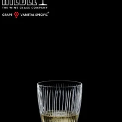 Riedel Fire Whiskyglas -Fina Vinglas 0515 02s1 firewhiskytumbler filled1 black logo