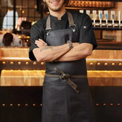 Severingsförkläde Boulder BiB Svart