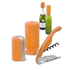 Startset För Vin Och Champagne Orange