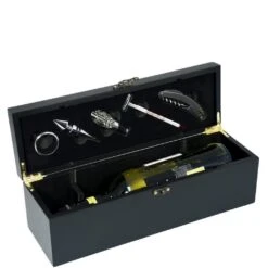 Dorre Vinlåda Med 5 Tillbehör